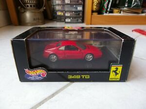 【送料無料】模型車 モデルカー フェラーリホットホイールマテルミニミニチュアボックスferrari 348 tb hotwheels mattel 143 miniature with box