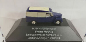 【送料無料】模型車 モデルカー ブッシュスペシャルモデルフラモスペイワレンメッセニュルンベルクbusch special model framo 9012 speilwarenmesse nuremberg 2016 limit 1500stk ovp
