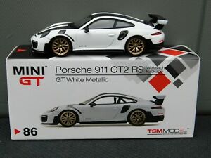 【送料無料】模型車 モデルカー ミニポルシェワイサッハパッケージホワイトミントボックス｜hokushin