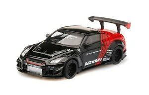 【送料無料】模型車 モデルカー ワークスタイプリアウイングmc48ad minigt 164 lbwk lb works gtr r35 type2 rear wing ver3 advan