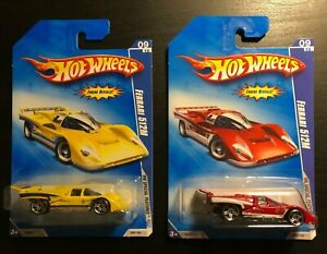 【送料無料】模型車 モデルカー ホットホイールフェラーリロットレッドイエローhot wheels ferrari 512m 2009 hw special features lot red and yellow