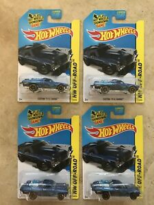 【送料無料】模型車 モデルカー ホットホイールカスタムエルカミーノロットhot wheels treasure hunt custom 71 el camino? lot of 4
