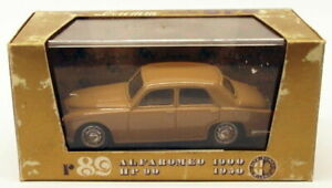 【送料無料】模型車 モデルカー ブルムモデルスケールモデルアルファロメオブラウンbrumm models 143 scale model car r89 alfa romeo brown｜hokushin