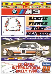 【送料無料】模型車 モデルカー デカールフィッシャーマンクスインターナショナルdecal bmw m3 bfisher manx international r 1990 2nd 06