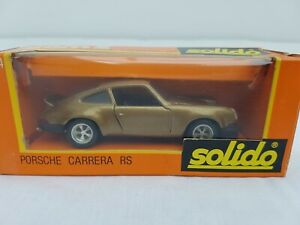 【送料無料】模型車 モデルカー スケールポルシェカレラレアメタリックブロンズsolido 143 scale porsche carrera rs in rare metallic bronze 015｜hokushin