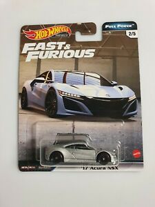 【送料無料】模型車 モデルカー ホットホイールフルフォースアキュラhot wheels fast amp; furious full force 17 acura nsx