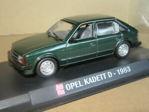 【送料無料】模型車 モデルカー オートプラスヴォクソールオペルカデットグリーンボックス529o auto plus vauxhall opel kadett d 1983 green 143 box