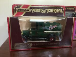 【送料無料】模型車 モデルカー マッチボックスモデルモデルフォードタンカーカストロールmodels of yesteryear matchbox, y3 1912 model t ford tanker castrol