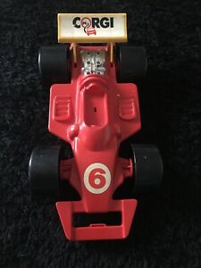 【送料無料】模型車 モデルカー コーギーグランプリフォーミュラワンキャリーカーケースボックスレッドレーシングカートイ1986 corgi grand prix formula one carry car case storage box red racing car toy