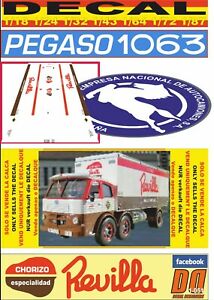 【送料無料】模型車 モデルカー デカルペガソエジェスチョリソスレビージャdecal pegaso 1063 3 ejes chorizos revilla 1970 06｜hokushin