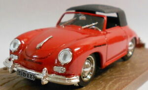 【送料無料】模型車 モデルカー ブルムスケールメタルモデルカブリオレbrumm 143 scale metal model r118 porsche 356 cabriolet 1950 red