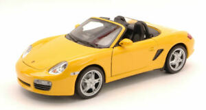 【送料無料】模型車 モデルカー ポルシェボクスターカブリオイエローモデルウェルporsche boxster s cabrio 2000 yellow 124 model 0223 welly