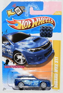 【送料無料】模型車 モデルカー ホットホイールヌエボモデロススバルアズールプレシントデファブリカhot wheels 2012 nuevo modelos subaru wrx rti 3350 azul precinto de fabrica｜hokushin