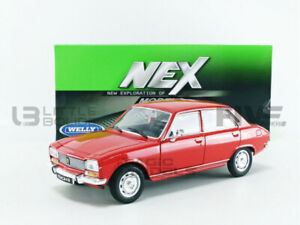 【送料無料】模型車 モデルカー ウェリープジョーセダンwelly 124 peugeot 504 sedan 1974 24001r