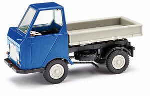 【送料無料】模型車 モデルカー ブッシュマルチカーヴォルケテバスキュランテアズールグリスヌエボbusch 210003601 187 h0 multicar m22 volquete basculante, azulgris nuevo