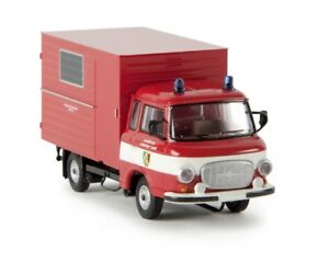 【送料無料】模型車 モデルカー ブレキナバルカスーツケースライプツィヒbrekina 30358 187 barkas b 1000 suitcasefirefighter leipzig agricultural