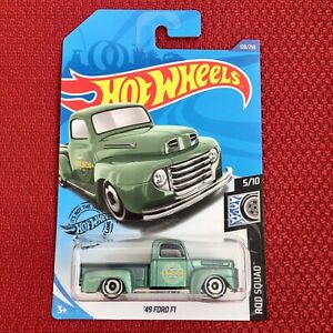 【送料無料】模型車 モデルカー ホットホイールフォードロッドスクワッドトイカーマテルブランドhot wheels 49 ford f1 rod squad toy car mattel brand