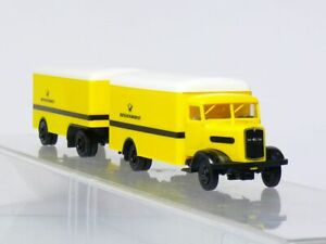 【送料無料】模型車 モデルカー アルベドドイツトップalbedo man road train deutsche bundespost 187 h0 top