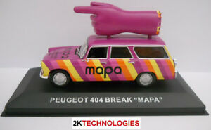 【送料無料】模型車 モデルカー プジョードアエステートカーマップマウントハンドスケールpeugeot 404 5 door estate car map ceiling mounted hand 143 scale