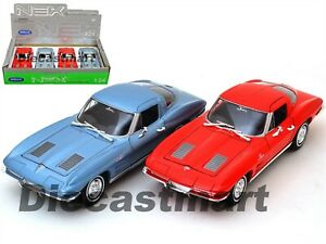 【送料無料】模型車 モデルカー シボレーコルベットコッシュデメタルルスアズルメタリコロホwelly 24073 1963 chevrolet corvette 124 coche de metal luz azul metalicorojo｜hokushin 12,664円