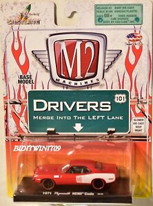 【送料無料】模型車 モデルカー マシンオートドライバープリマスヘミクダロッソm2 machines autodrivers 1971 plymouth hemi cuda 0905 rosso w|hokushin