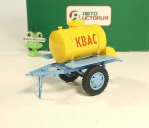 【送料無料】模型車 モデルカー トレーラートターロシアクワスビールタンカー143 trailer azpt 09 russian kwass beer tanker for tractor gaz ussr udssr gdr