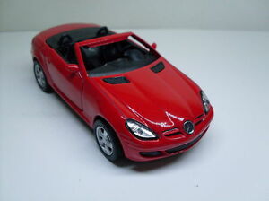 【送料無料】模型車 モデルカー メルセデスベンツスカルレッドモデルmercedes benz slk red, welly car model about 13 513 8, , conf｜hokushin