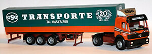 【送料無料】模型車 モデルカー メルセデスベンツヘルパプロモーションモデルmercedes benz sk 1735 plan articulated 20 years gsg transports herpa promotional model