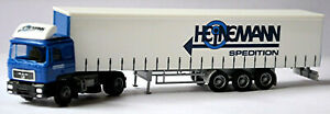 【送料無料】模型車 モデルカー マンカーテンプランハイネマンキャリアコルバッハman f90 curtain planarticulated heinemann carrier korbach 187 awm 50204