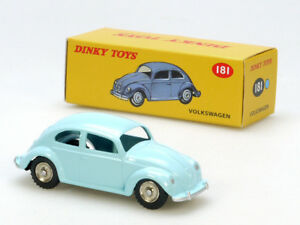 【送料無料】模型車 モデルカー ディンキージュエツフォルクスワーゲンコッシネルビートルターコイズアトラスエンバラードdinky jouets 181 vw volkswagen coccinelle beetle turquoise atlas mib emballage