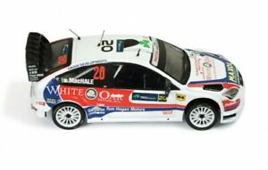 【送料無料】模型車 モデルカー フォードフォーカスダッフィーラリーアイルランドford focus wrc 20 a machalek duffy 11th rally ireland 2009 ram390
