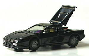 【送料無料】模型車 モデルカー フェラーリテスタロッサクーペノワールヘルパハイテックferrari testarossa coupe 198491 noir 187 herpa hightech 025027