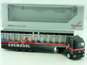 【送料無料】模型車 モデルカー ヘルパメルセデスアクトロスケマソルherpa mb mercedes actros chemasol strong effect articulated sz ovp 14112013