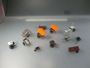 【送料無料】模型車 モデルカー プレザーセットトレーラースケールスティージpreiser or rda set trailer and positions, h0 scale stiege 12｜hokushin