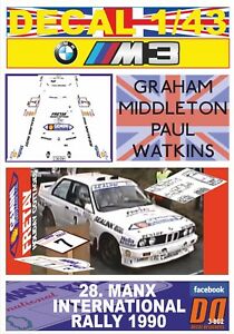 【送料無料】模型車 モデルカー デカールミドルトンマンクスインテルdecal 143 bmw m3 gmiddleton manx inter r 1990 5th 09|hokushin