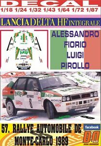 【送料無料】模型車 モデルカー デカルランチアデルタインテグラテフィオリオモンテカルロdecal lancia delta integrale afiorio r montecarlo 1989 dnf 09|hokushin
