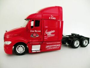 【送料無料】模型車 モデルカー ピータービルトトラックスリーパーキャブジムビームカスタムグラフィックス