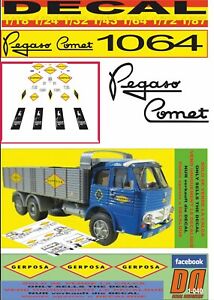 【送料無料】模型車 モデルカー デカルペガソゲルポサdecal pegaso 1064 gerposa 1968 09|hokushin