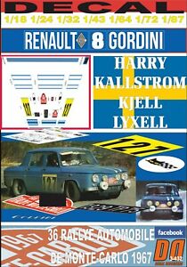 【送料無料】模型車 モデルカー デカルルノーゴルディーニカルストロームモンテカルロdecal renault 8 gordini hkallstrom rmontecarlo 1967 24th 09|hokushin