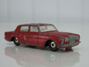 【送料無料】模型車 モデルカー マッチボックスシリーズロールスロイスシルバーシャドウレスニーmatchbox series no 24 rolls royce silver shadow lesney
