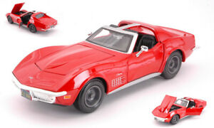【送料無料】模型車 モデルカー シボレーコルベットレッドモデルマイストchevrolet corvette 1970 red 124 model maisto