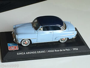 【送料無料】模型車 モデルカー オールドシムカカーコレクターold simca 1956 car collector