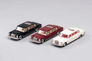 【送料無料】模型車 モデルカー プレオーダメルセデスベンツプルマンリムジンブラックホワイトレッド｜hokushin