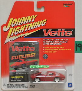 【送料無料】模型車 モデルカー ジョニーライトニングコルベットコルベットホワイトライトニングコンjohnny lightning corvette 1963 corvette white lightning con|hokushin