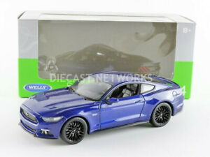 【送料無料】模型車 モデルカー ウェリーフォードマスタングwelly 124 ford mustang gt 2015 24062bl｜hokushin