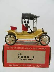 【送料無料】模型車 モデルカー ラミフォードオリジナルボックスフランスrami by jmk 143 ford t torpedo 1908 original box france 12,614円