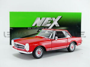 【送料無料】模型車 モデルカー メルセデスベンツwelly 124 mercedesbenz 230 sl 1965 24093r|hokushin