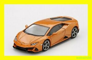 【送料無料】模型車 モデルカー ランボルギーニウラカンアランシオボレアリスjun 2020 mini gt 114 lamborghini huracan evo arancio borealis 164