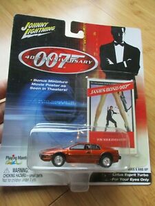 【送料無料】模型車 モデルカー ロータスエスプリターボ?ジョニーライトニングリリースlotus esprit turbo ? for your eyes only, release 2 johnny lightning 007 40th an|hokushin