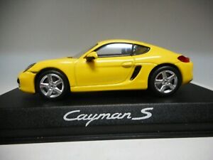 【送料無料】模型車 モデルカー ポルシェケイマンイエローノレフporsche cayman s yellow norev 143